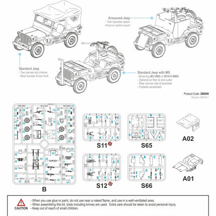 280049 - Willys MB ¼ ton 4x4 Truck (US Standard)