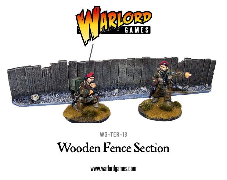 Wooden Fence Section - Gelände - Warlord Games - WG-TER-18