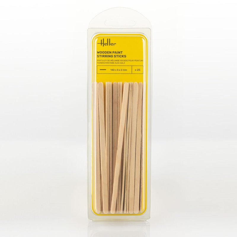 Wooden Paint Stirring Sticks (25 Stück) - Zubehör - Heller - 99018