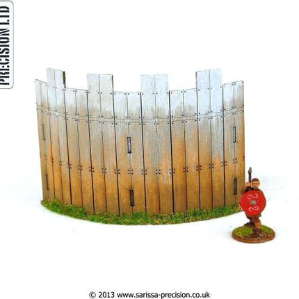 Wooden Palisade Corner
