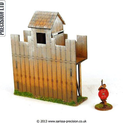 Wooden Palisade Watch Tower - Straight