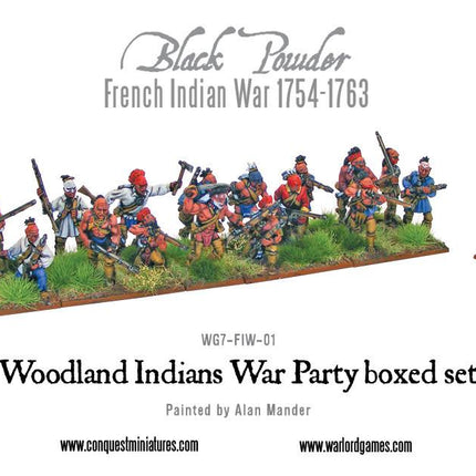 Woodland Indians War Party Boxed Set - Infanterie - Warlord Games - WG7-FIW-01