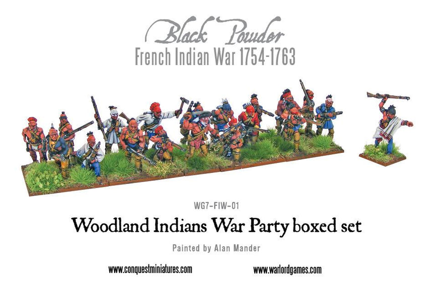 Woodland Indians War Party Boxed Set - Infanterie - Warlord Games - WG7-FIW-01