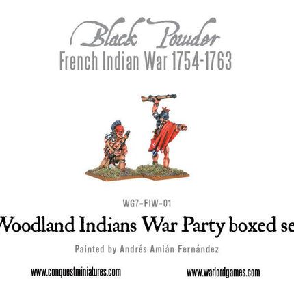 Woodland Indians War Party Boxed Set - Infanterie - Warlord Games - WG7-FIW-01
