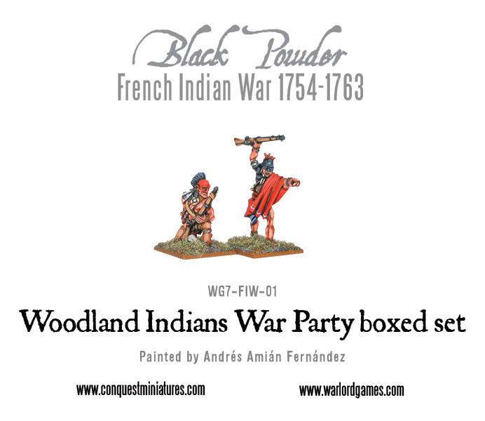 Woodland Indians War Party Boxed Set - Infanterie - Warlord Games - WG7-FIW-01