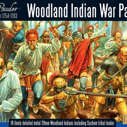 Woodland Indians War Party Boxed Set - Infanterie - Warlord Games - WG7-FIW-01