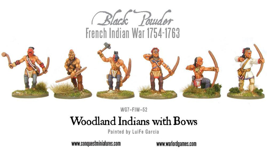 Woodland Indians with Bows - Infanterie - Warlord Games - WG7-FIW-52