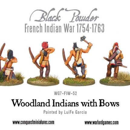 Woodland Indians with Bows - Infanterie - Warlord Games - WG7-FIW-52