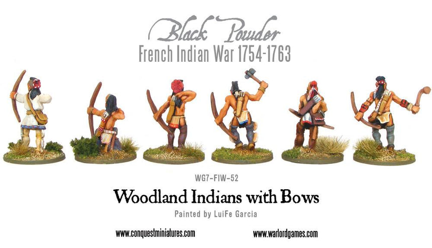 Woodland Indians with Bows - Infanterie - Warlord Games - WG7-FIW-52
