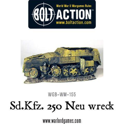Wrecked Sd.Kfz 250 Neu