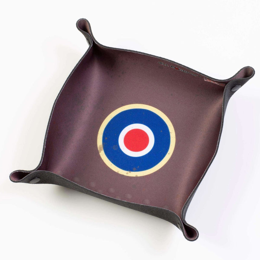 WW2 British Square Folding Dice Tray - Zubehör - all rolled up - DTS-ARU-MIL-001