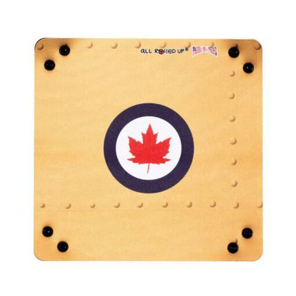 WW2 Canada Square Folding Dice Tray - Zubehör - all rolled up - DTS-ARU-MIL-002