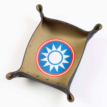 WW2 China Compact Folding Dice Tray - Zubehör - all rolled up - DTC-ARU-MIL-005