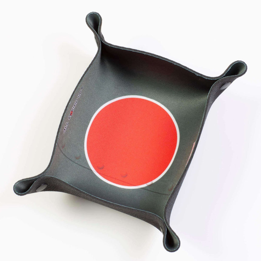 WW2 Japan Compact Folding Dice Tray - Zubehör - all rolled up - DTC-ARU-MIL-007