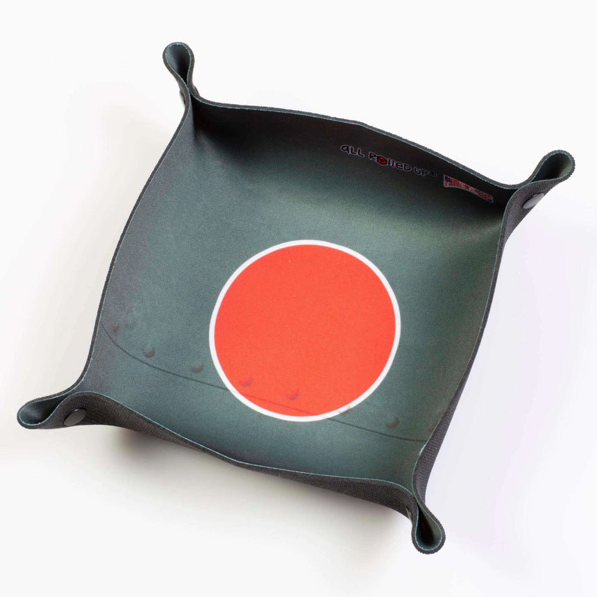 WW2 Japan Square Folding Dice Tray - Zubehör - all rolled up - DTS-ARU-MIL-007