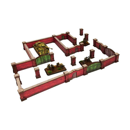 WW2 Normandy Brick Wall 15mm (vorbemalt) - Micro Art Studio - 5907652564582 (2)