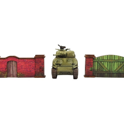 WW2 Normandy Brick Wall 15mm (vorbemalt) - Micro Art Studio - 5907652564582 (4)