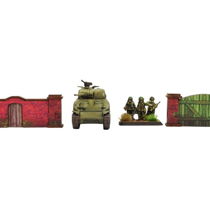 WW2 Normandy Brick Wall 15mm (vorbemalt) - Micro Art Studio - 5907652564582 (5)