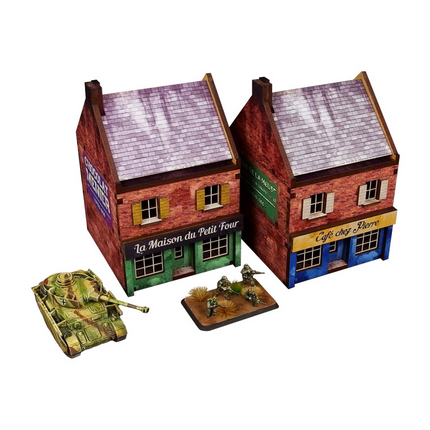WW2 Normandy Cafe 15mm (vorbemalt) - Micro Art Studio - 5907652564339 (2)