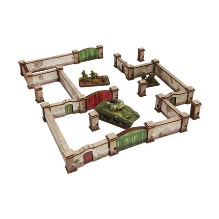 WW2 Normandy Stone Wall 15mm (vorbemalt) - Micro Art Studio - 5907652564599 (2)