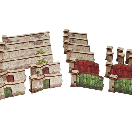 WW2 Normandy Stone Wall 15mm (vorbemalt) - Micro Art Studio - 5907652564599 (5)