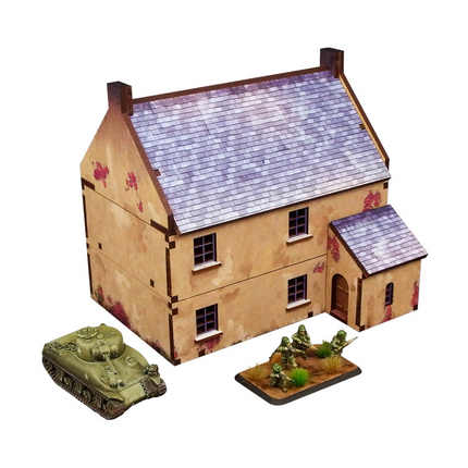 WW2 Normandy Townhouse 2 15mm (vorbemalt) - Micro Art Studio - 5907652564360 (2)