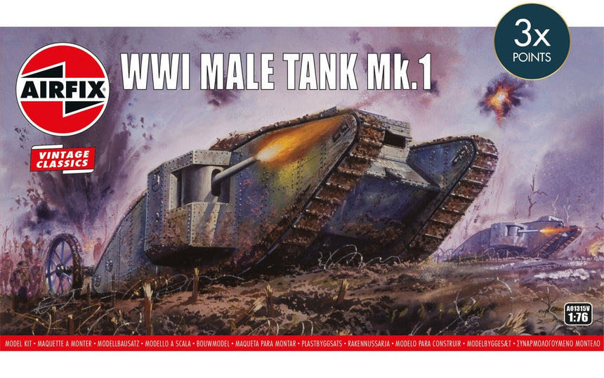 A01315V WWI Male Tank Mk.I