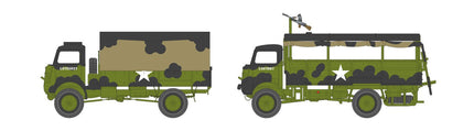 A03306A WWII 3-ton 4x4 General Service & Troop Trucks