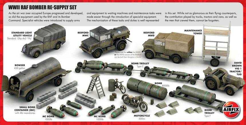 WWII Bomber Re-Supply Set - Flugzeuge - Airfix - A05330