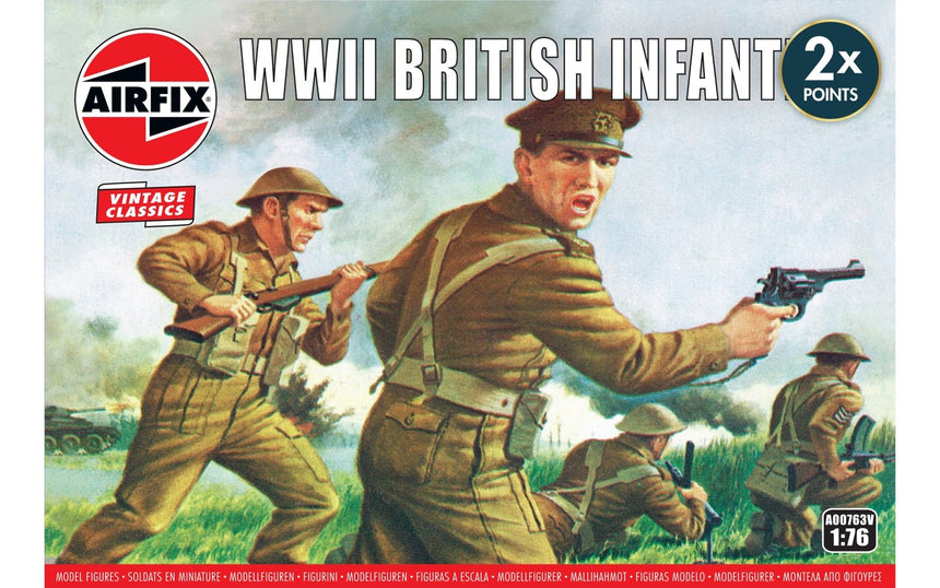 A00763V WWII British Infantry N. Europe