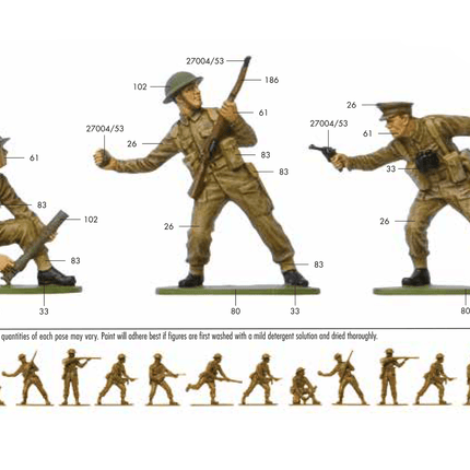 A02718V WWII British Infantry