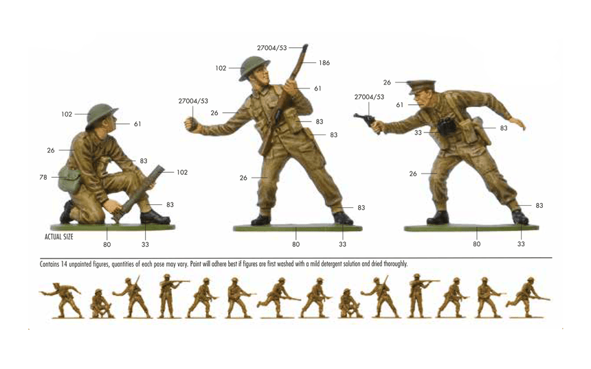 A02718V WWII British Infantry