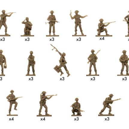 A00763V WWII British Infantry N. Europe