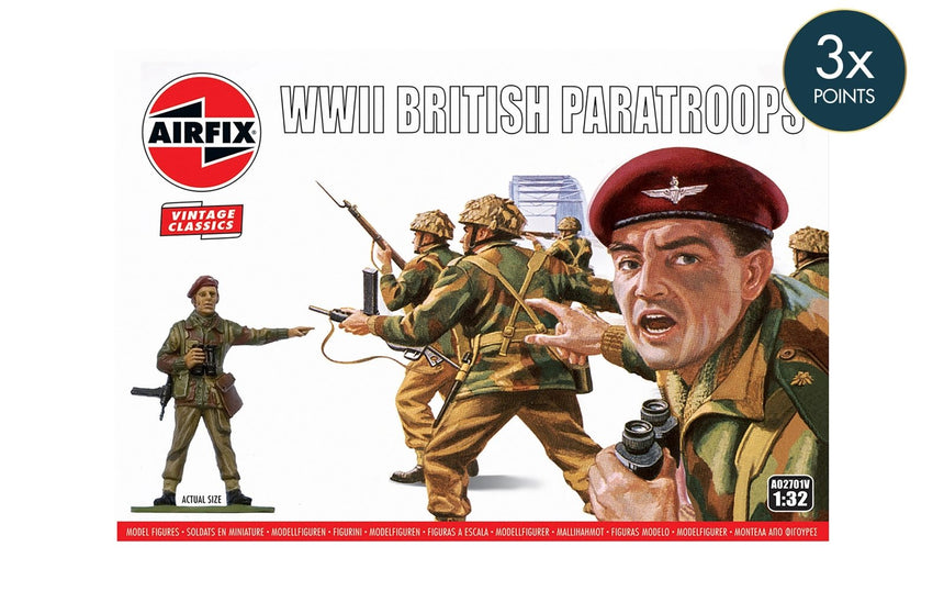 A02701V WWII British Paratroops