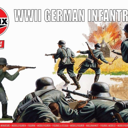 WWII German Infantry - Infanterie - Airfix - A02702V