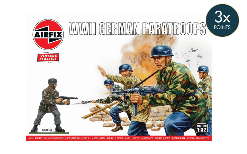 A02712V WWII German Paratroops