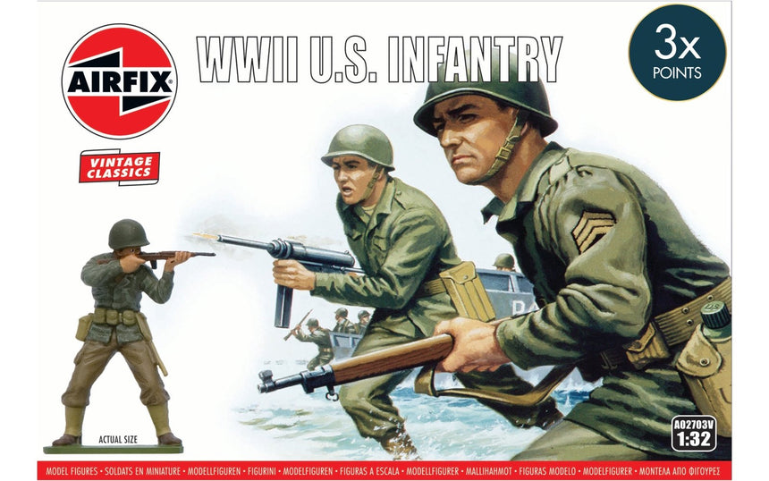 A02703V Airfix | WWII U.S. Infantry, Plastic modelling kit
