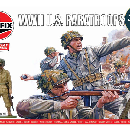 A02711V WWII U.S. Paratroops