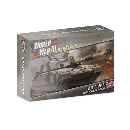 WWIII: British Unit Card Pack