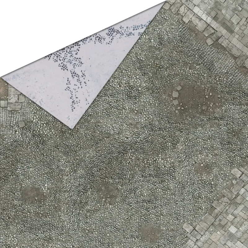 3'x3' Double G-Mat: Medieval Town and Winter Realm