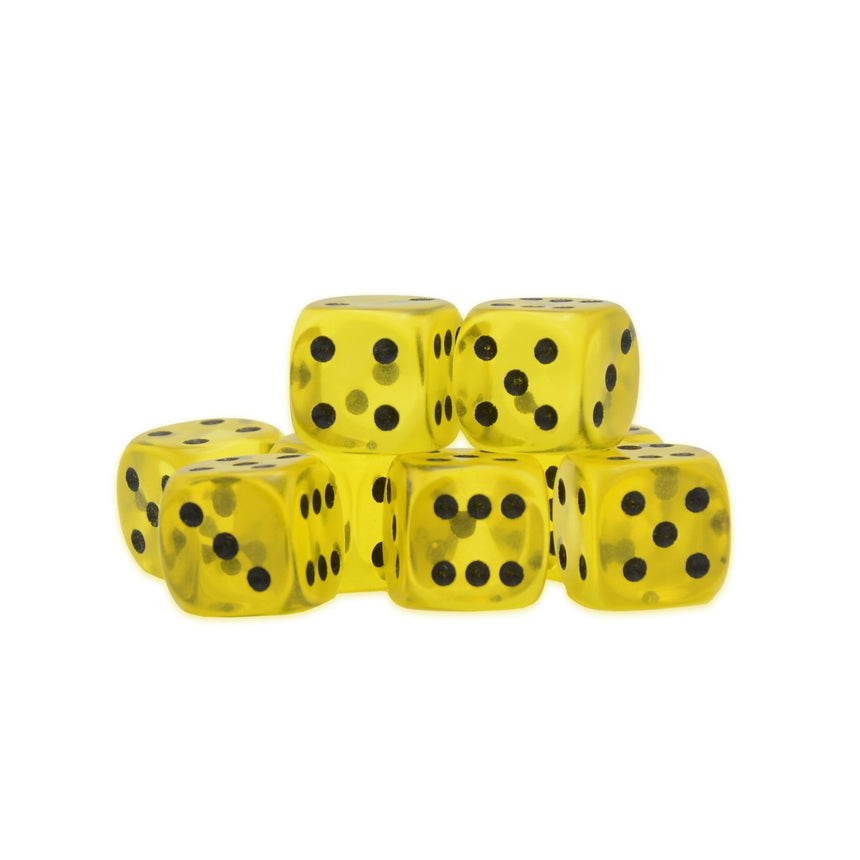 Yellow Citrine D6 Dice (10 Stk) - Zubehör - Warlord Games - WG-D6-43