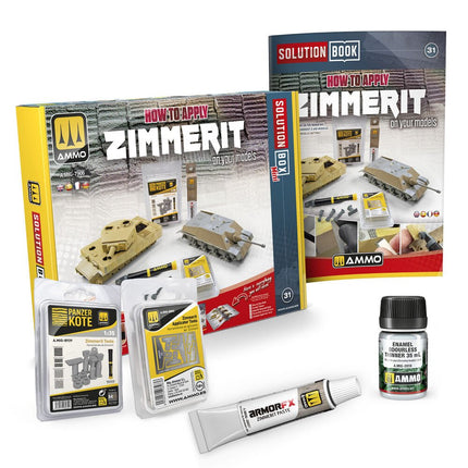 Zimmerit in Scale - Solution Box Mini 31 - AMMO by MIG Jimenez - A.MIG-7906