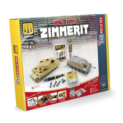 Zimmerit in Scale - Solution Box Mini 31 - AMMO by MIG Jimenez - A.MIG-7906 (2)