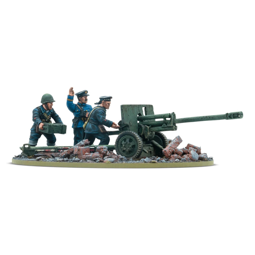 ZiS - 3 76mm Divisionsgeschütz mit Soviet Naval Brigade Crew - Artillerie - Warlord Games - 403414002